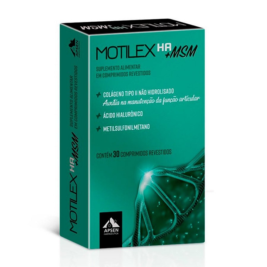 large-638265211900542389-823957.jpg Suplemento Alimentar Motilex Ha + Msm 30 Comprimidos - Imagem 1